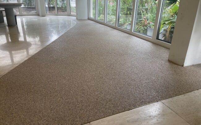 Tapis de pierres & de marbres